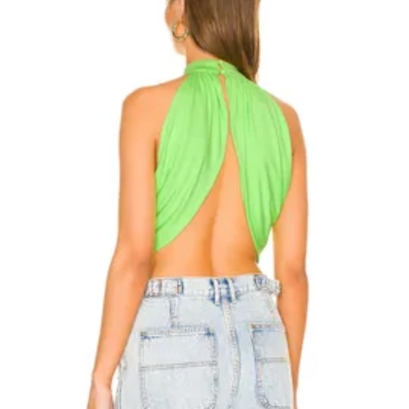 Emani Wrap Crop Top - Picture 2 of 2